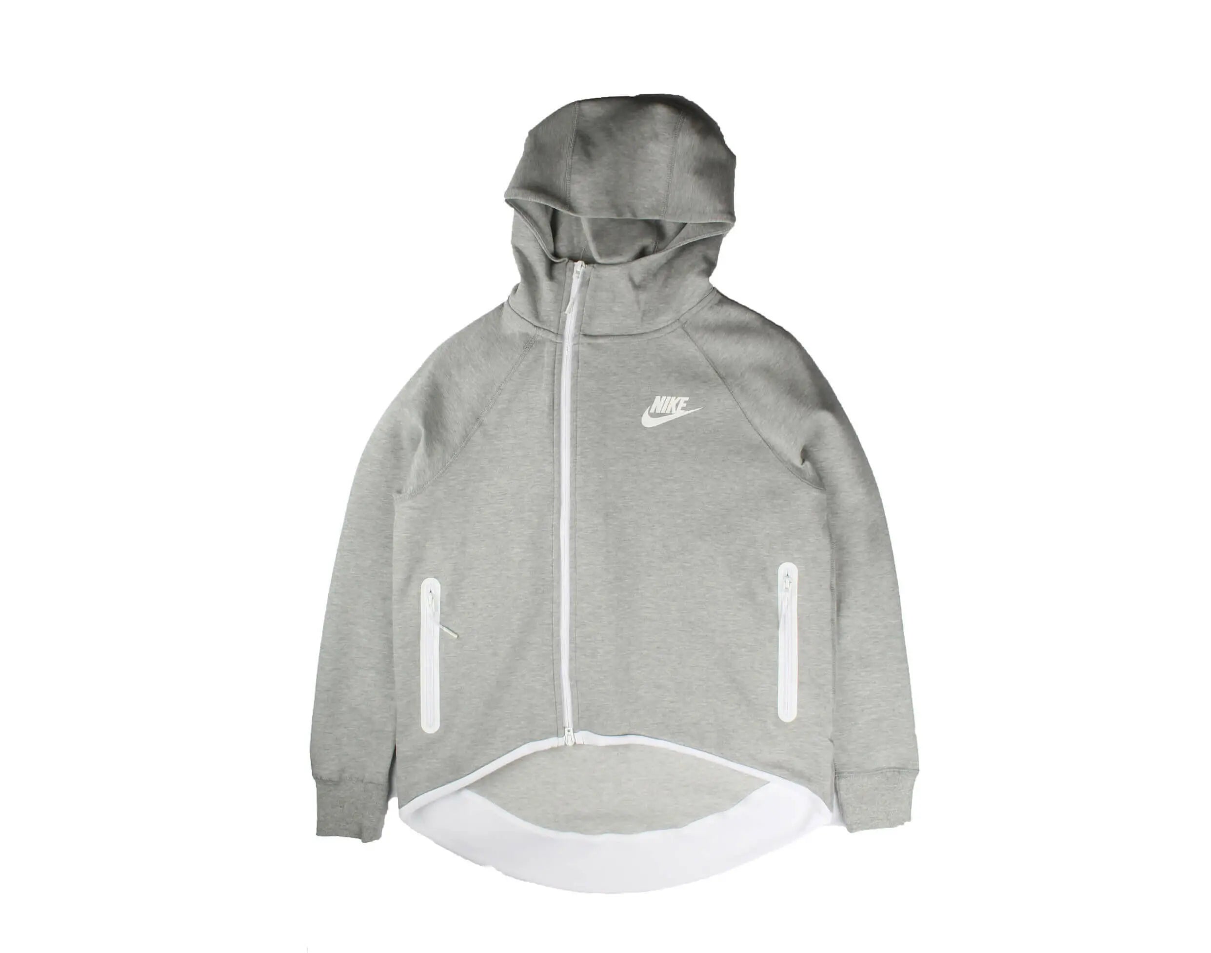 Sportswear Tech Fleece Cape Women Hoodie Dark Grey Heather/Matte Silver-White