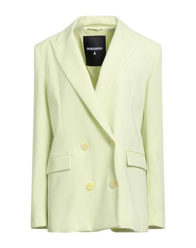 Woman Blazer Lime green Size 8 Polyester, Elastane