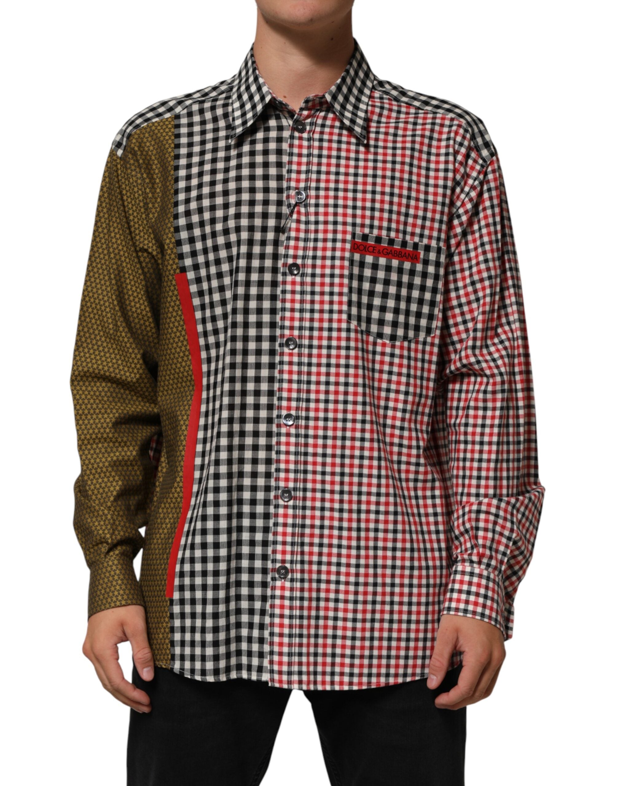 Multicolor Checkered Cotton Shirt — Multicolor