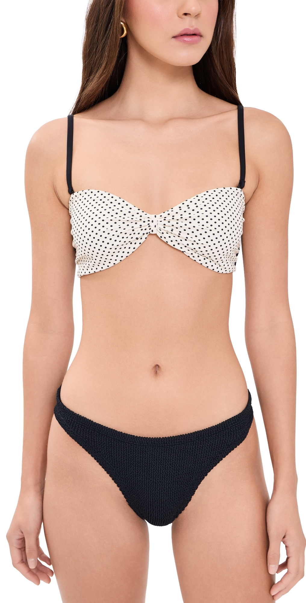 Delphine Bikini Set Black/Polka Dot M