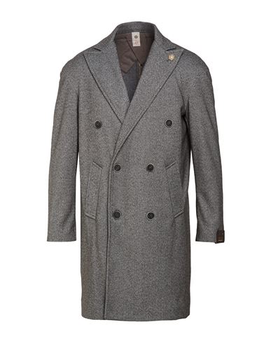 Man Coat Grey Size 38 Polyester