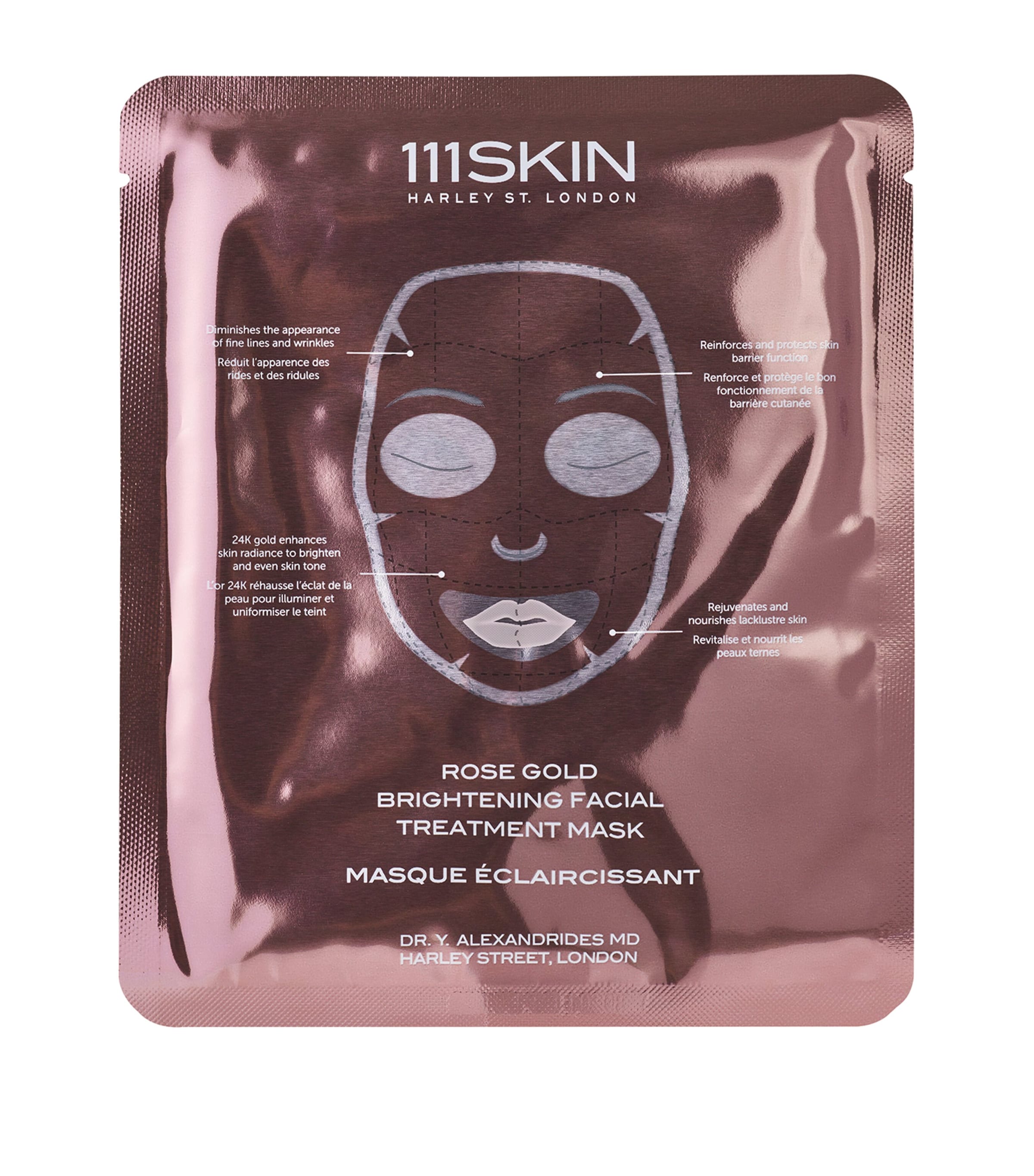 Rose Gold Brightening Facial Treatment Mask