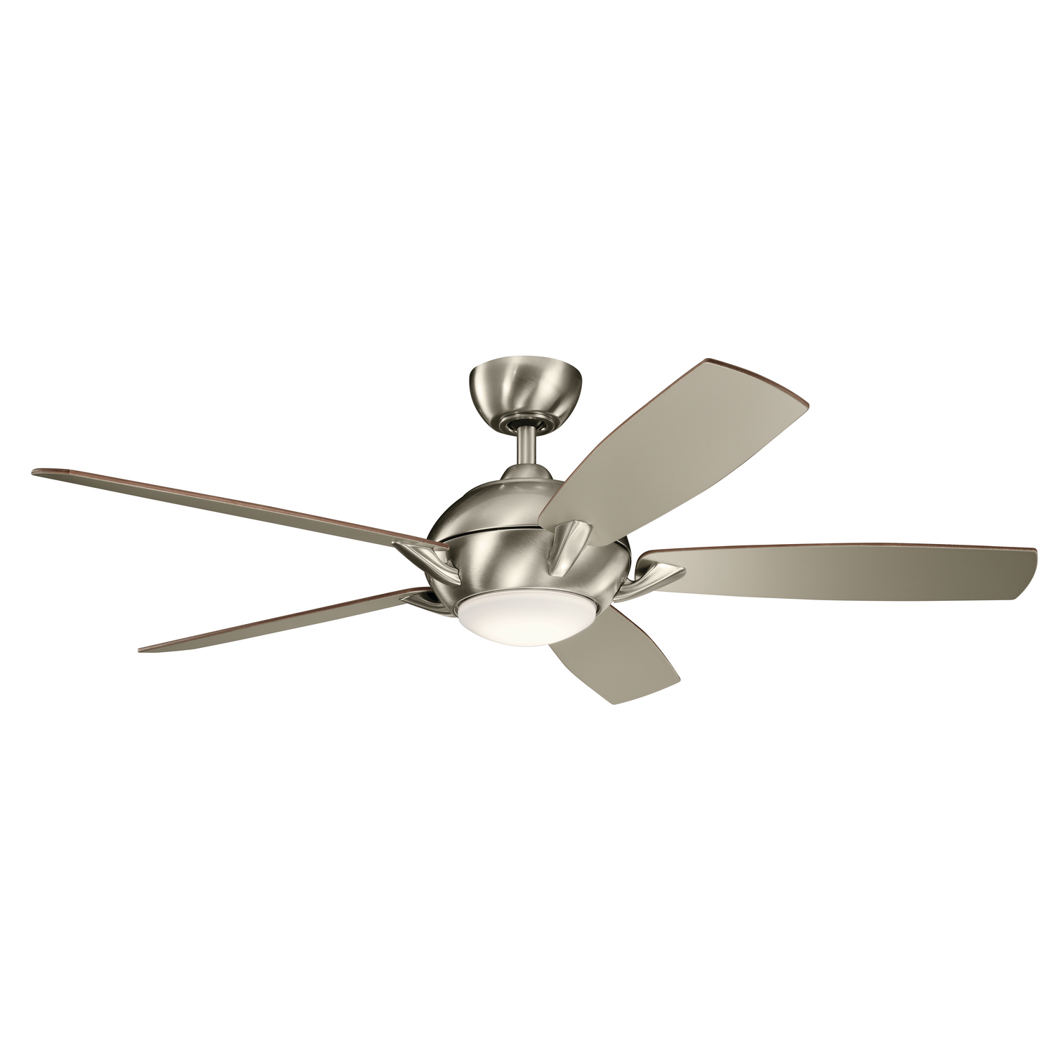 Geno 54" LED Ceiling Fan in Brushed Stainless Stee
