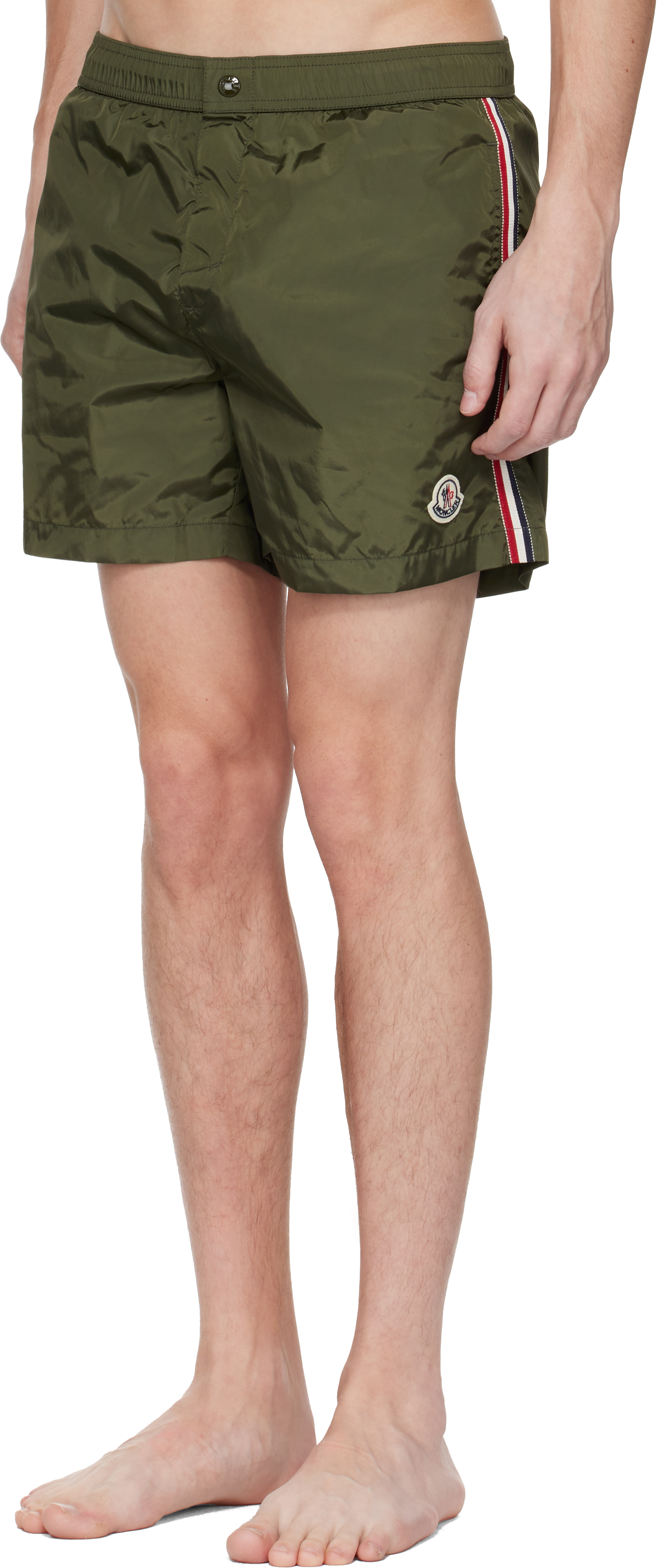 Moncler Khaki Archivio Urban Swim Shorts