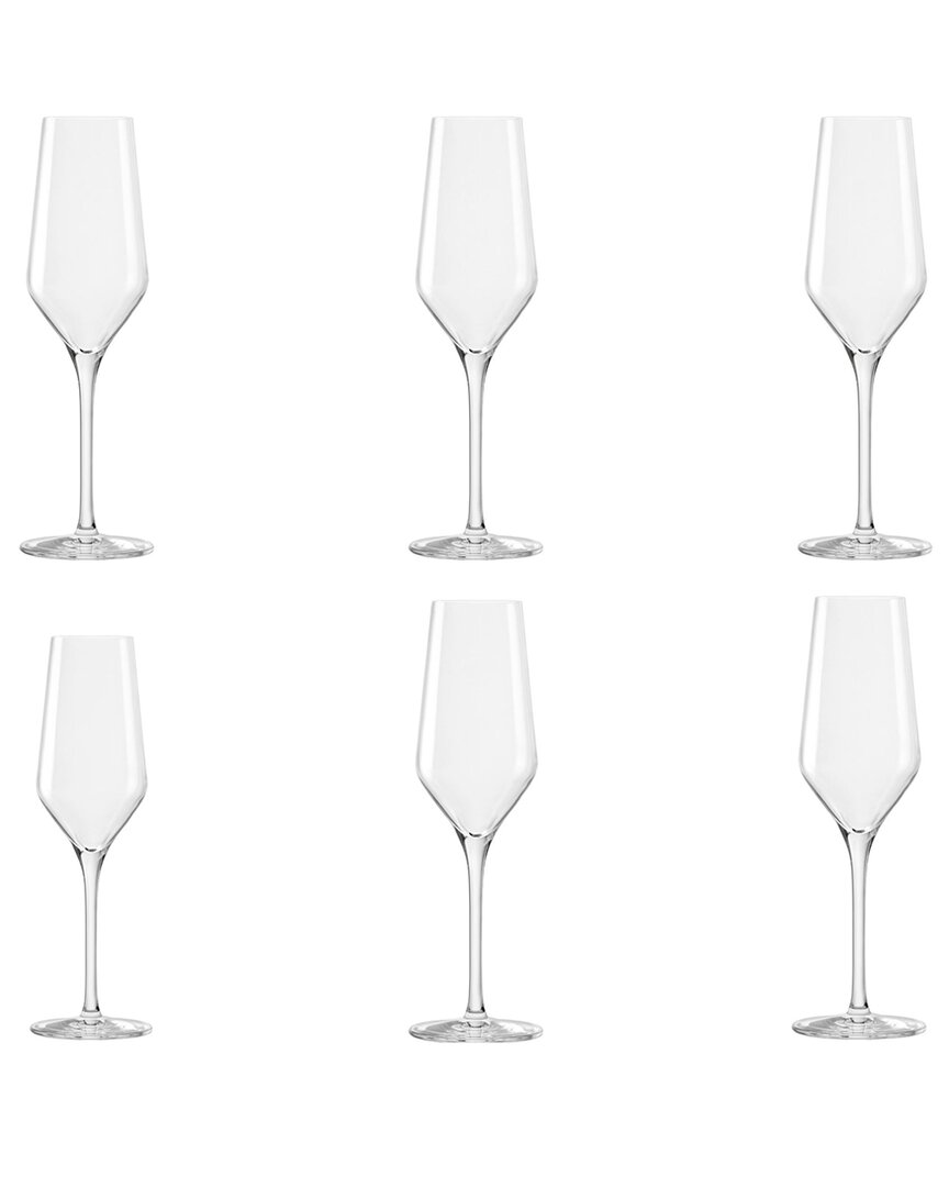 Set of 6 Breckenridge Glassware: Flute
