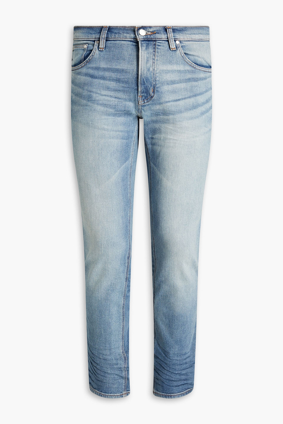 Faded whiskered denim jeans - Blue - 28W/ 32L