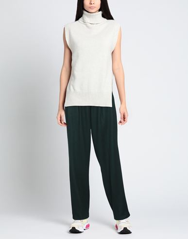 Woman Pants Dark green
