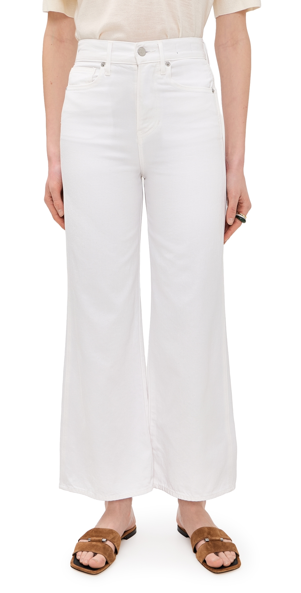 Taylor Cropped Jeans White