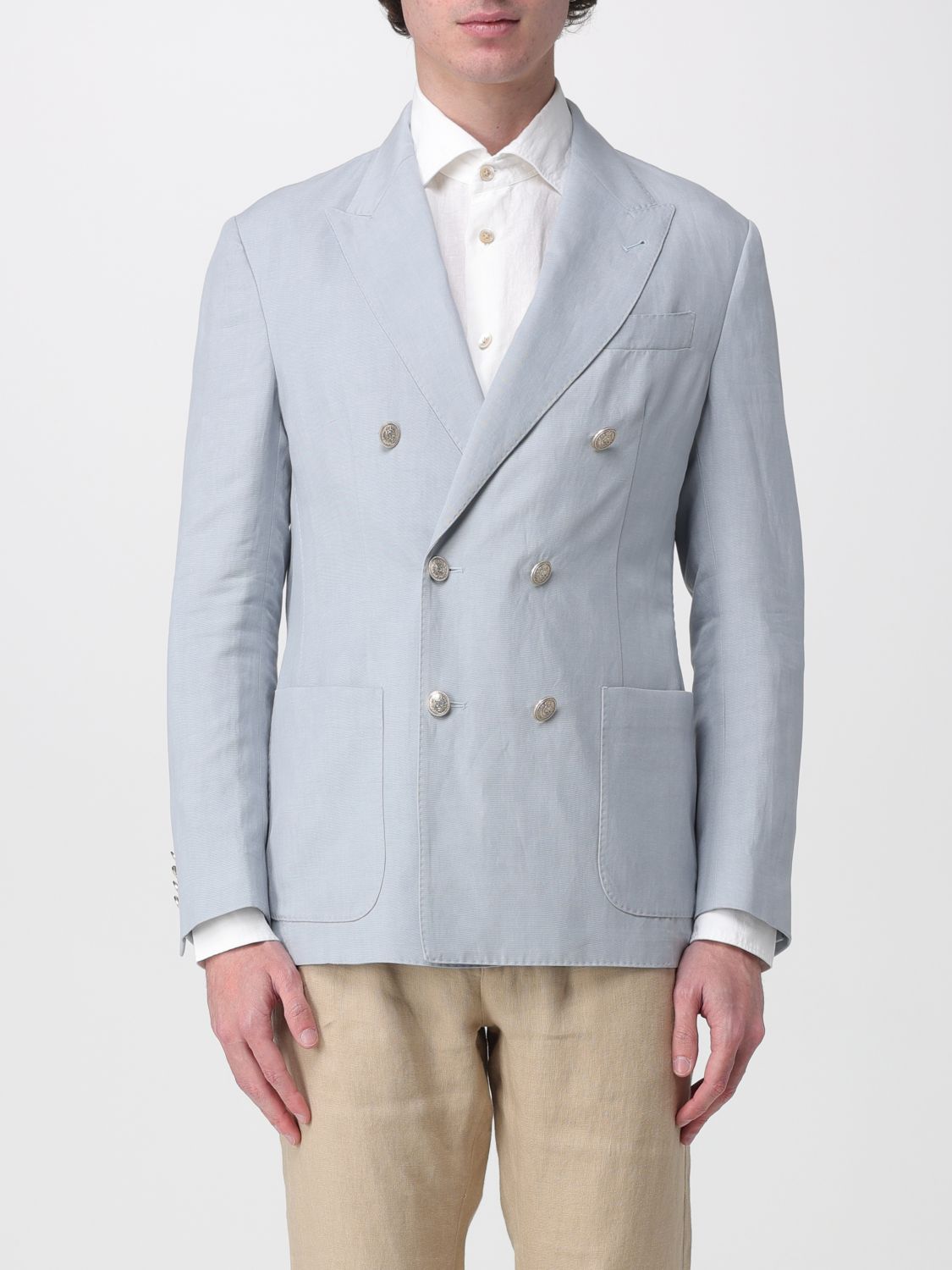 Blazer Men color Gnawed Blue