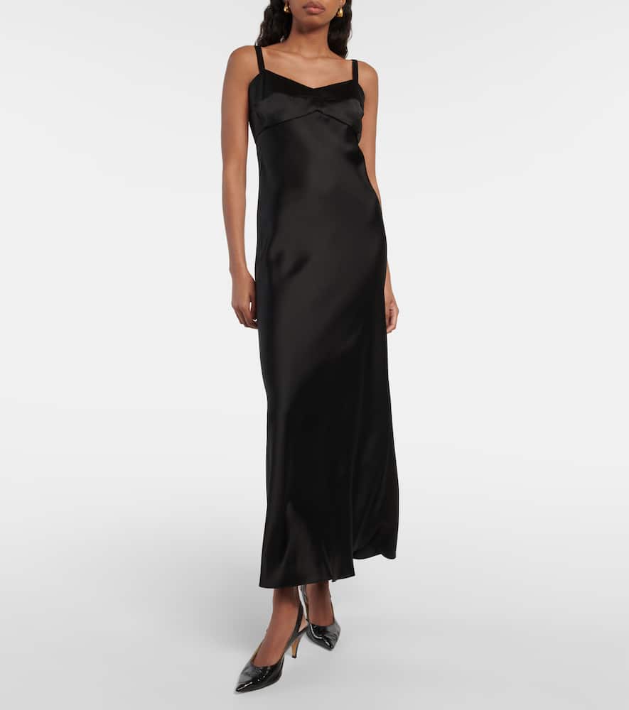 Joely satin slip dress