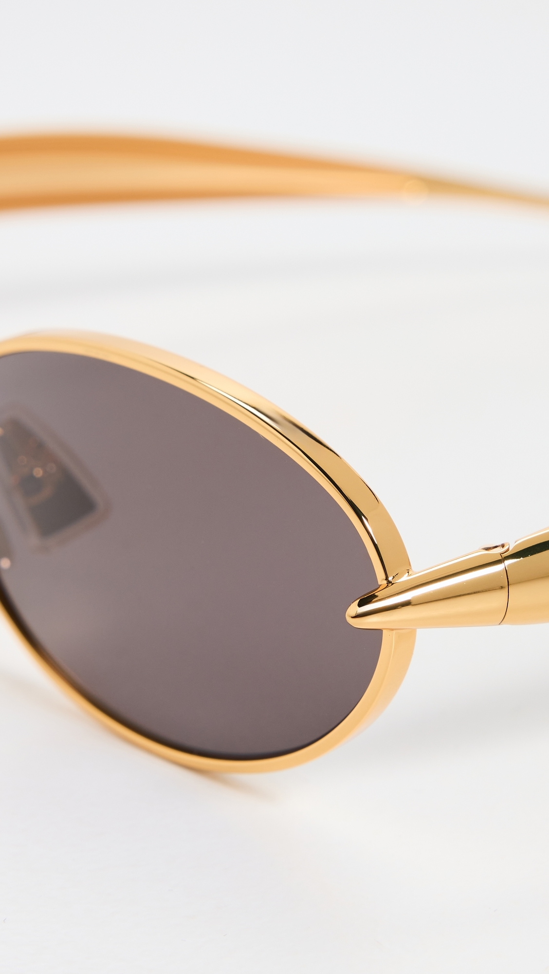 BV1386S Sunglasses Gold-Gold-Grey One Size