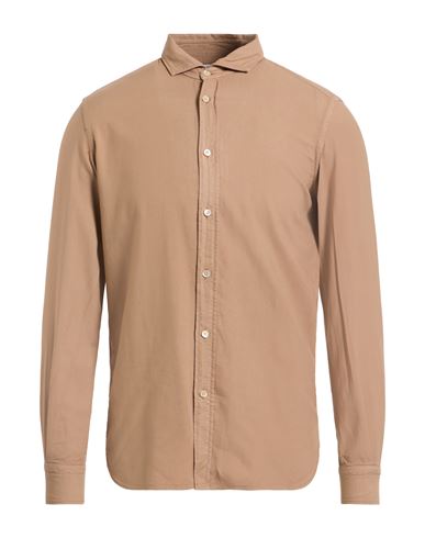 Man Shirt Sand Size 17 Viscose, Cotton