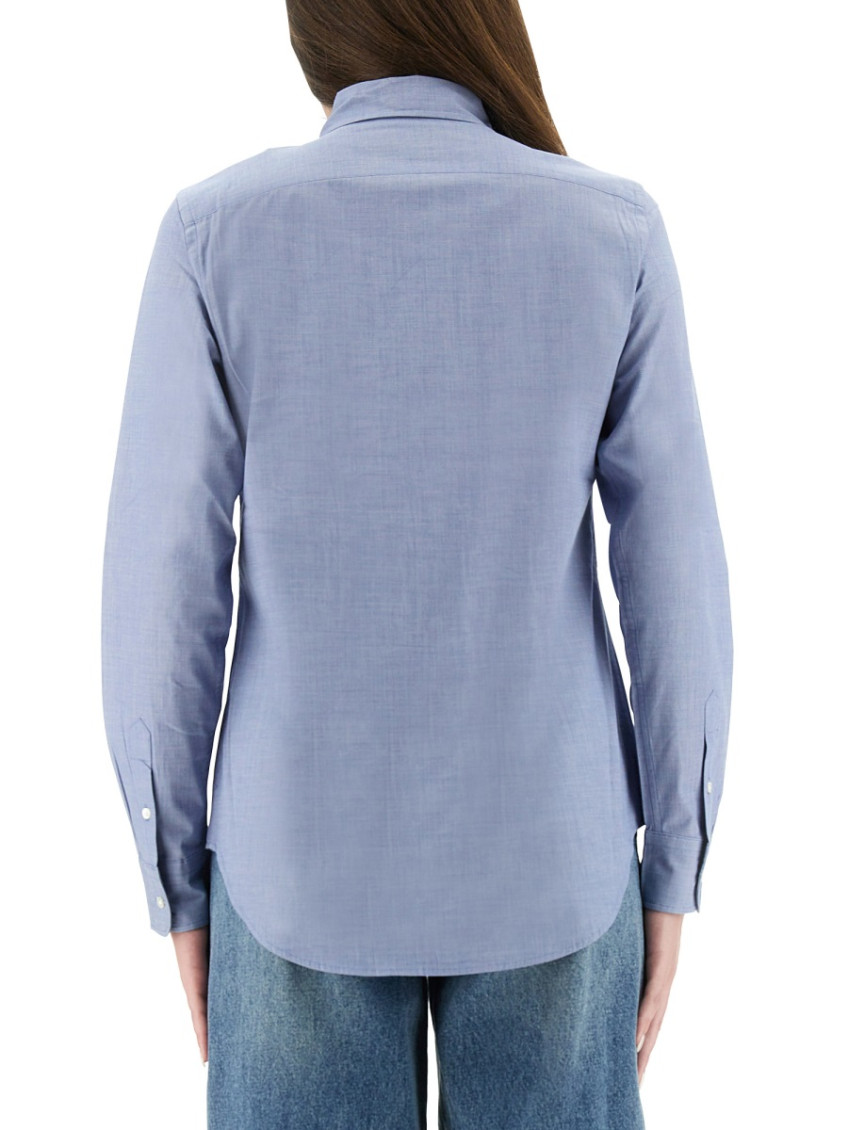 Shirt With Embroidered Logo