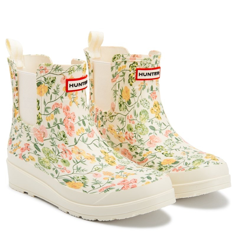 Women's Tabitha Waterproof Rain Boots (Ivory Floral)