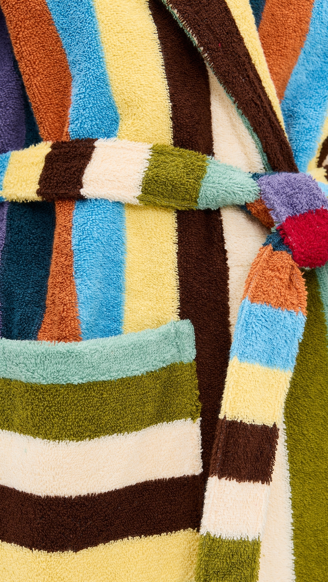 Stripe Bathrobe Eucalyptus