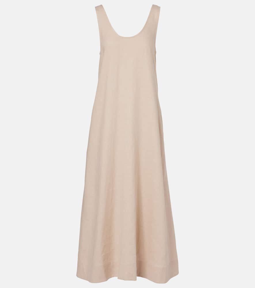 Capri linen maxi dress