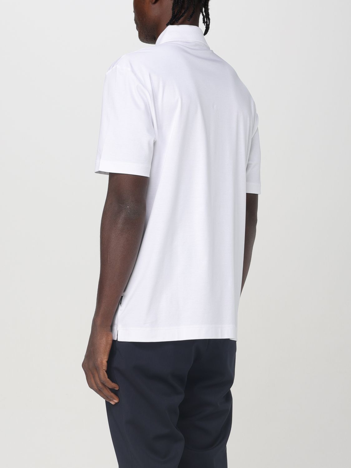 Polo Shirt Men color White