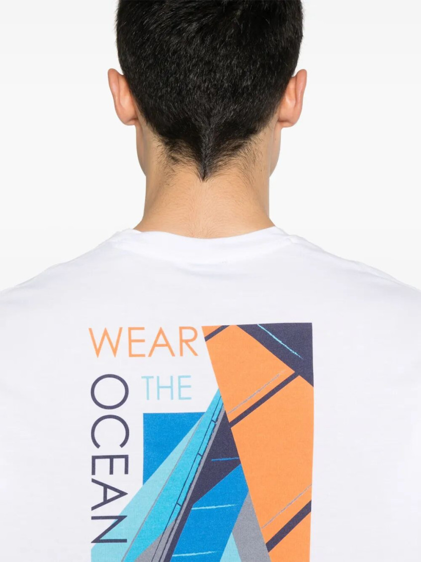 White Crewneck Logo T-Shirt