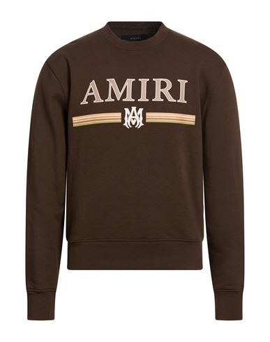 Man Sweatshirt Brown Size XS Cotton