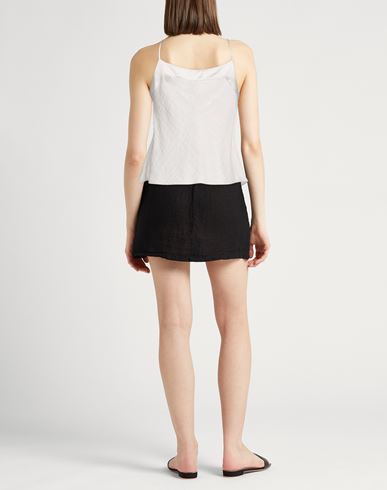 Woman Top Light grey Size 10 Polyamide, Cotton, Viscose