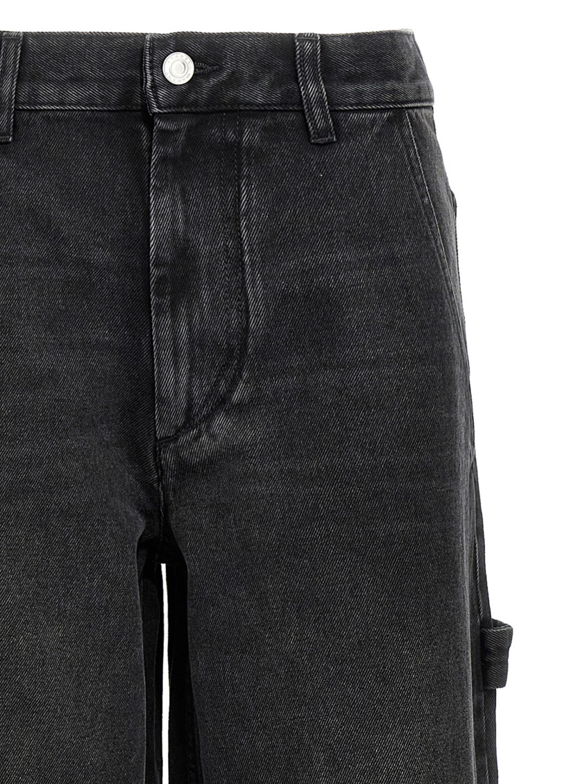 Black Cargo Jeans