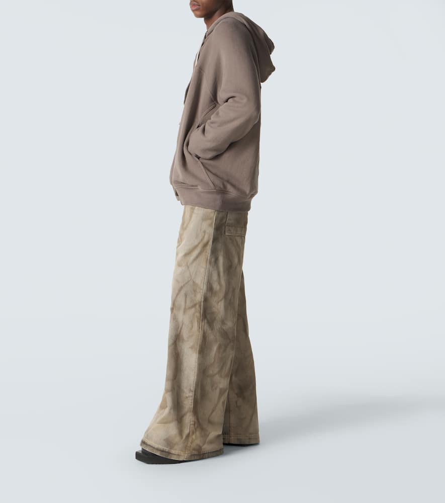 Bela printed cotton wide-leg pants