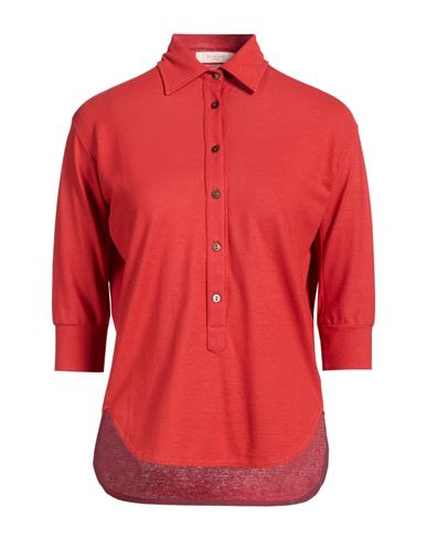 By Slowear Woman Top Rust Size 2 Cotton