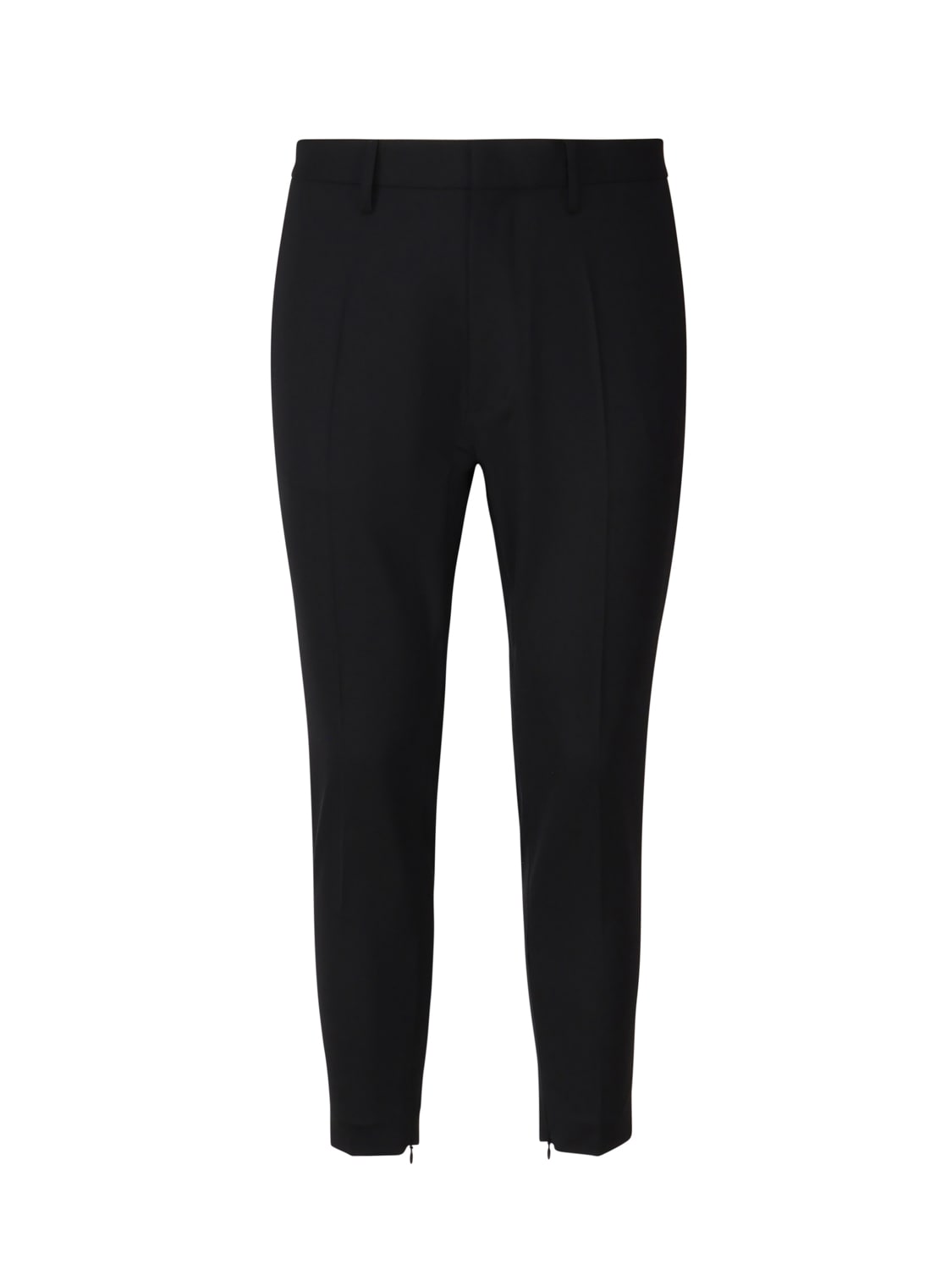 Stretch Wool Blend Trousers