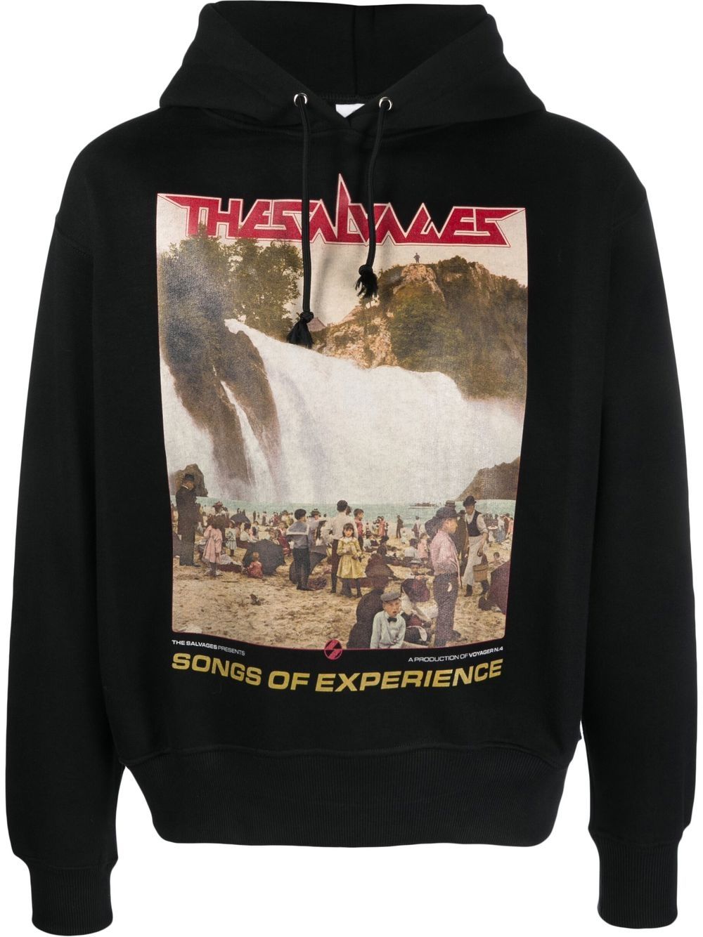 The Salvages graphic-print hoodie - Black