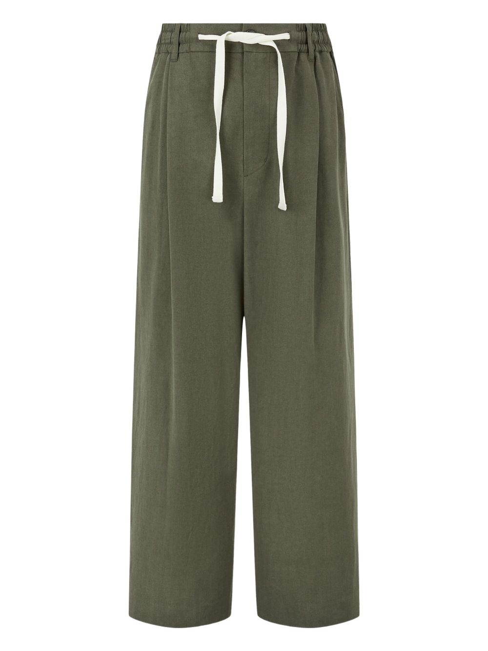 STUDIO TOMBOY pintuck-detail trousers - Green