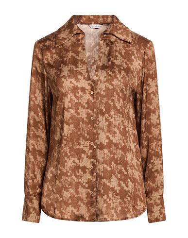 Woman Shirt Camel Size 10 Viscose