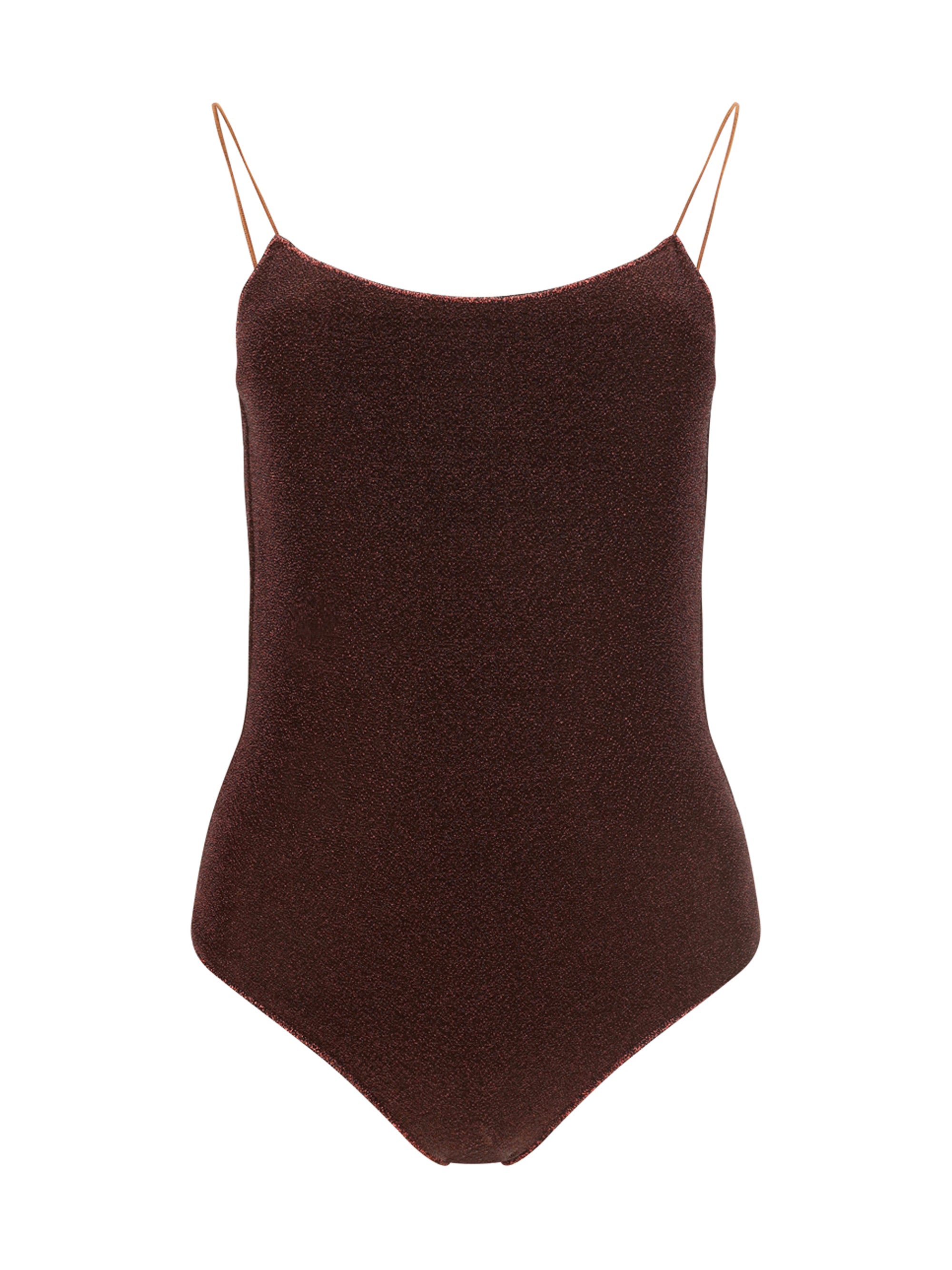 Lumiere Maillot One-Piece Swimsuit — Brown
