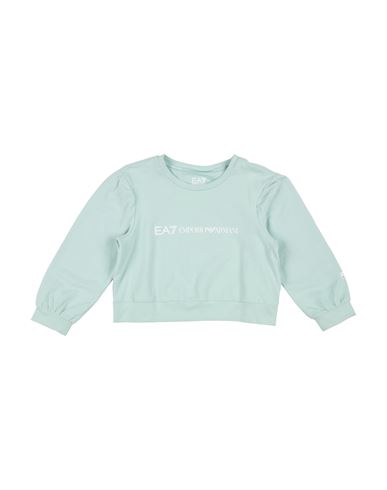 Kid Girl Sweatshirt Light green Size 12 Cotton, Elastane