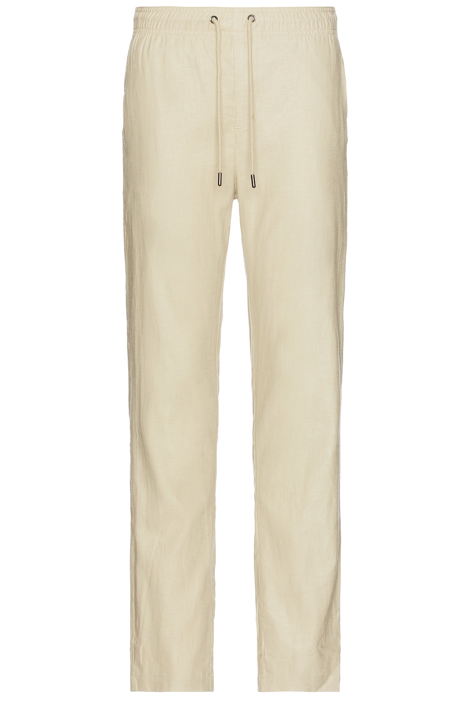Onia Stretch Linen Pull-on Pant in Sand - Cream. L also in XL/1X