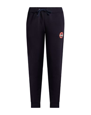 Man Pants Midnight blue Size L Cotton, Polyester