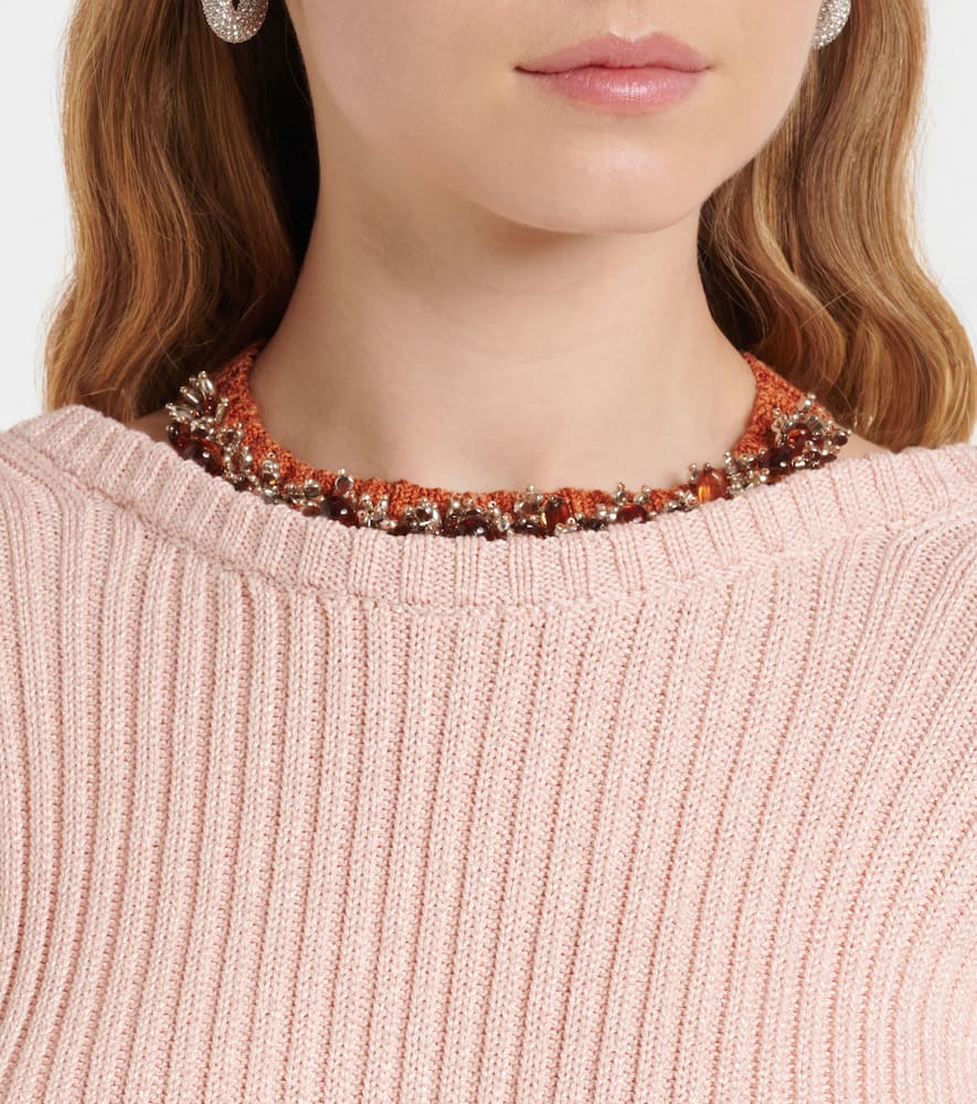 Embroidered sweater