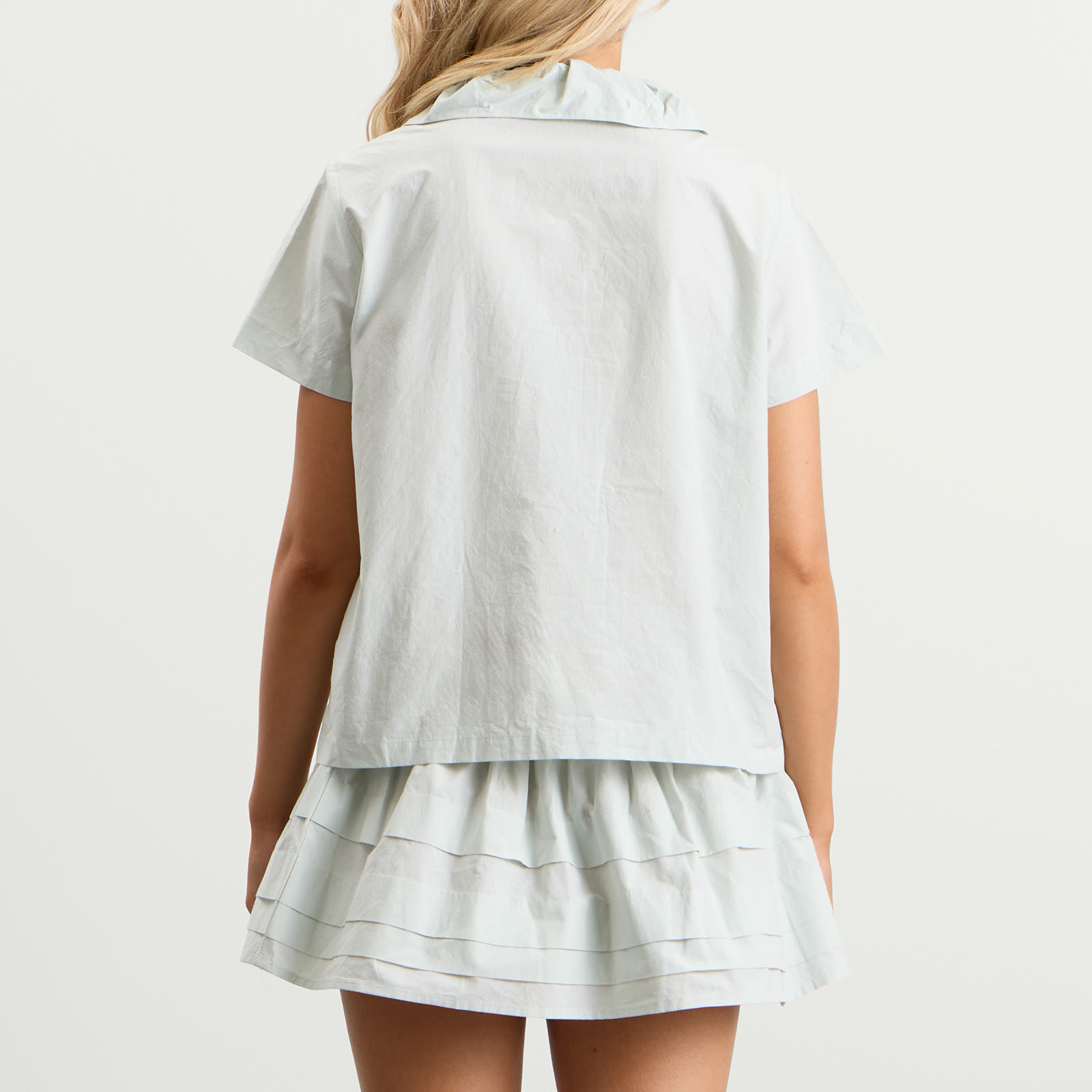 Women's Esme Button Shirt Mint