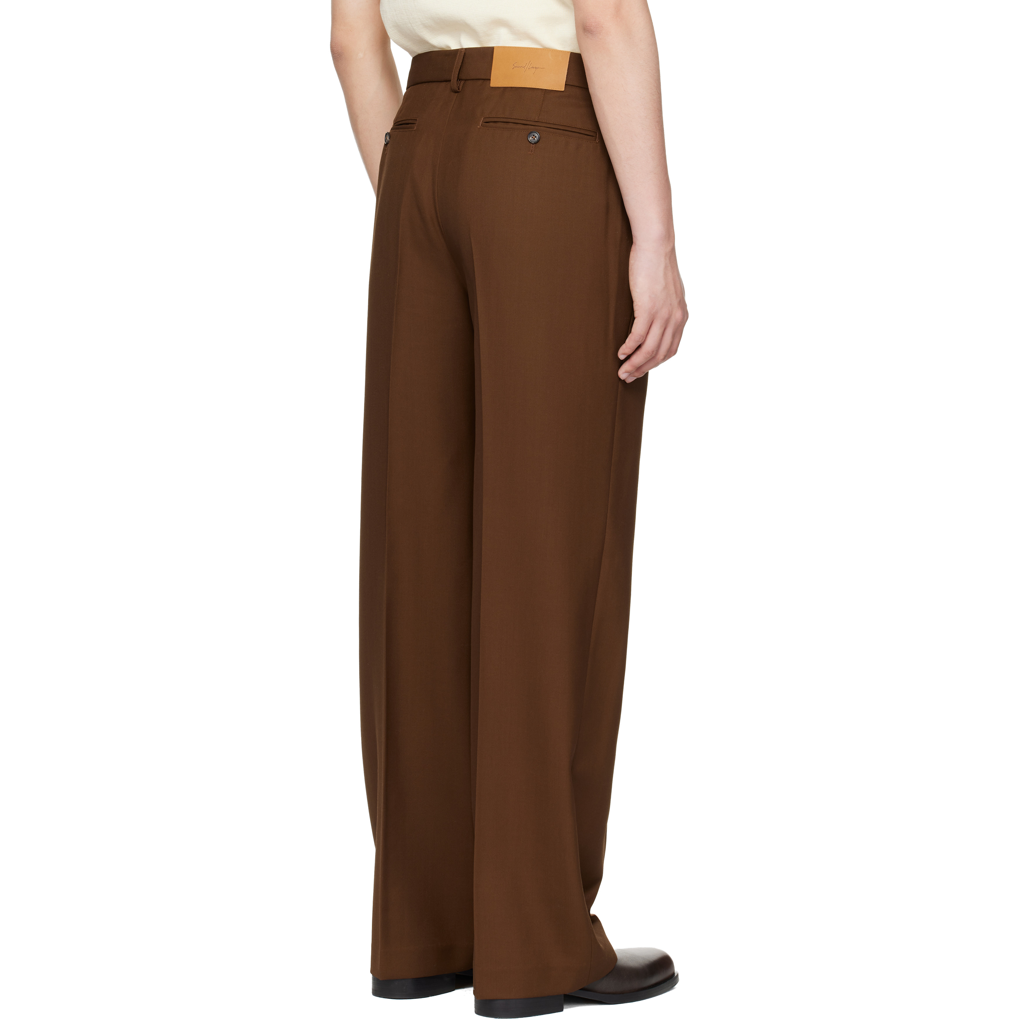 Brown Relaxed Primo Trousers