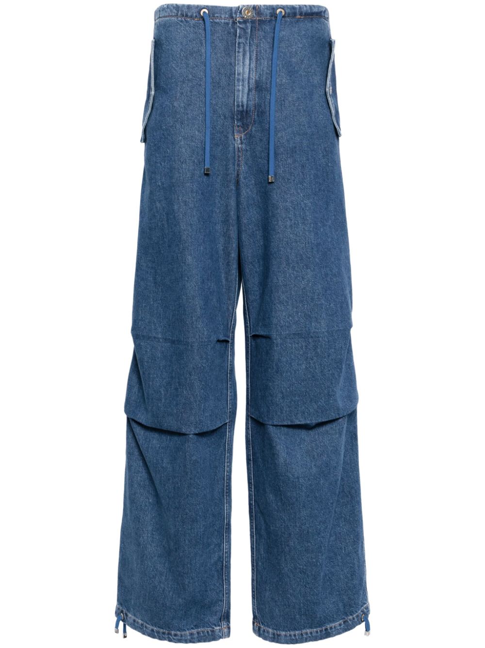 Parachute straight-leg jeans - Blue