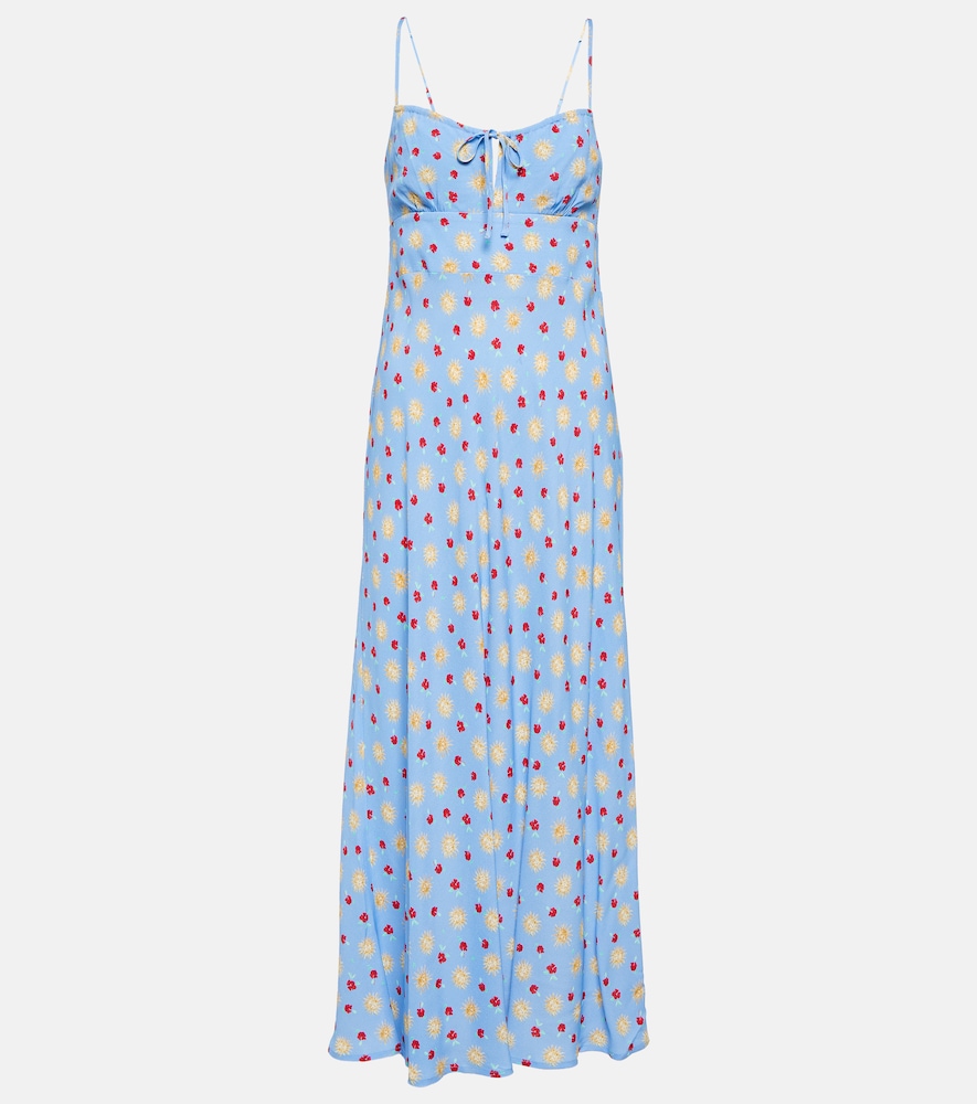 Rixo Lanie printed midi dress