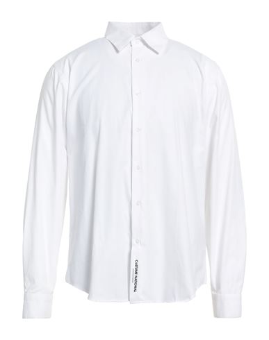 Costume National Man Shirt White Size L Cotton