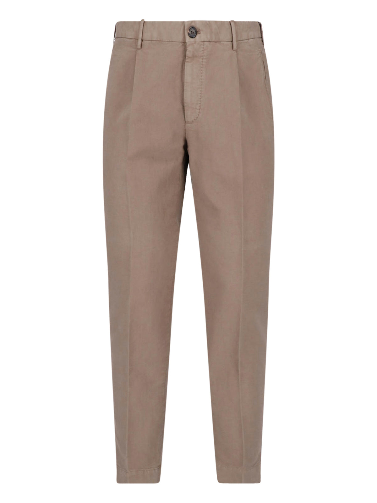 Men's Taupe Trousers? Wait remove color-Men's Stretch Cotton Trousers