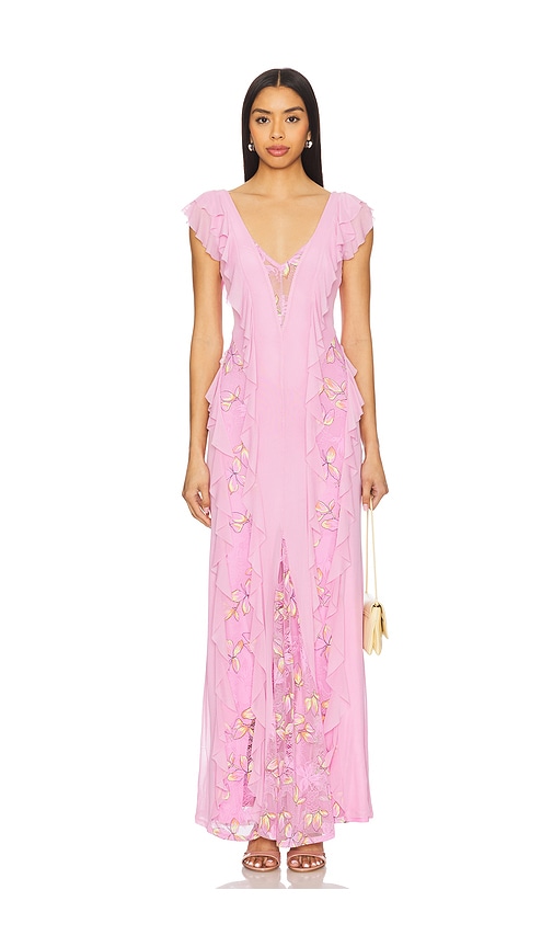 AFRM Trista Dress in Pink. - XS also in 3X, M