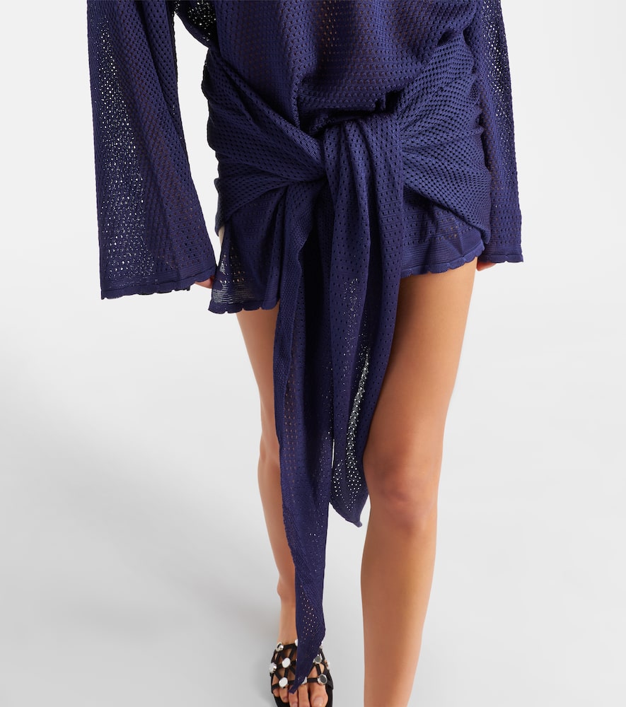 Open-knit minidress