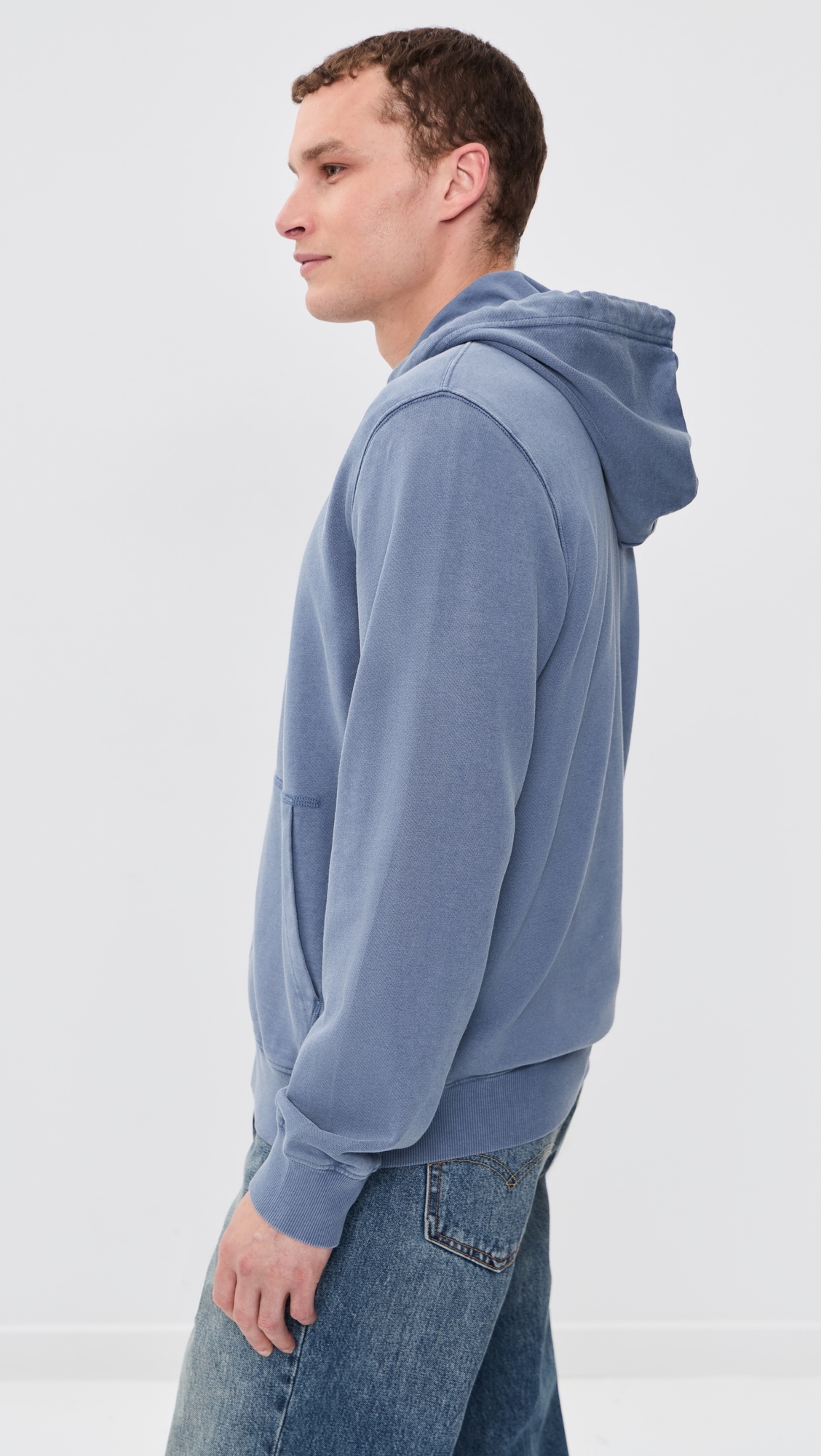 Oceanside Fleece Zip Hoodie Blue Creek