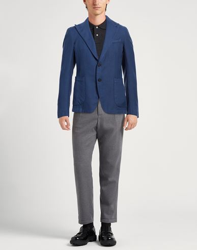 Bagnoli Sartoria Napoli Man Blazer Light blue Size 38 Virgin Wool