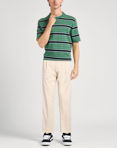 Man Pants Sand Size 38 Cotton, Elastane