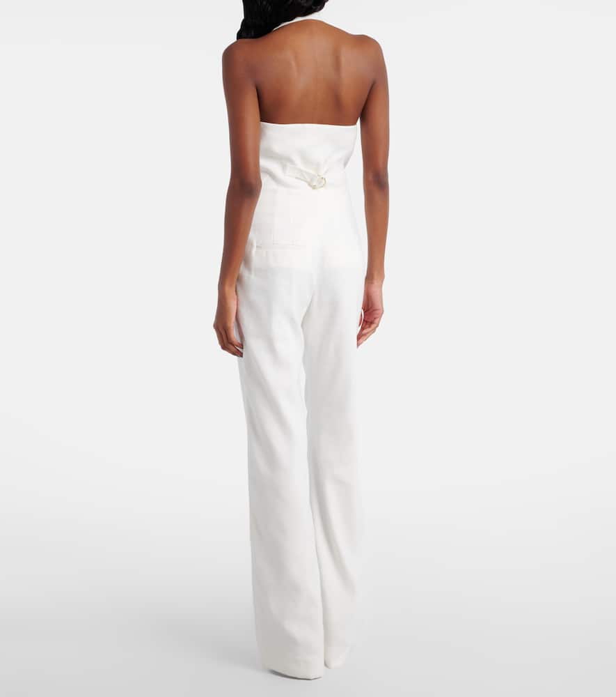 Jude linen-blend wide-leg pants