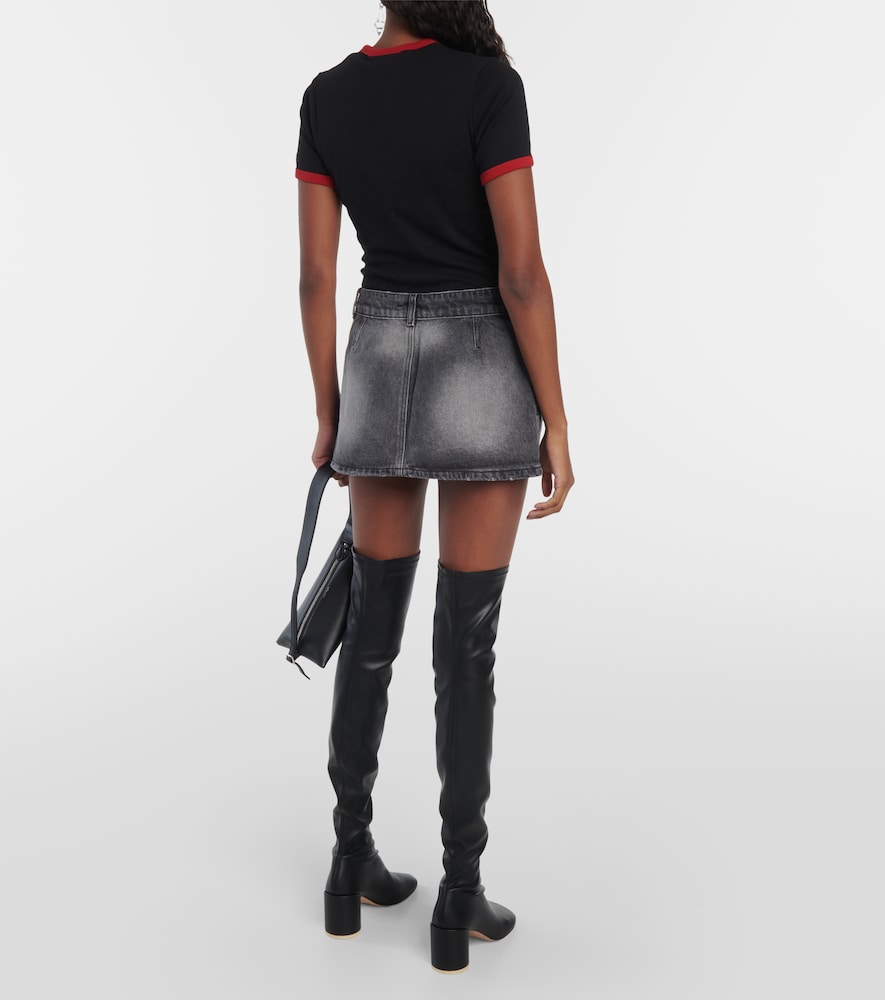 Denim miniskirt
