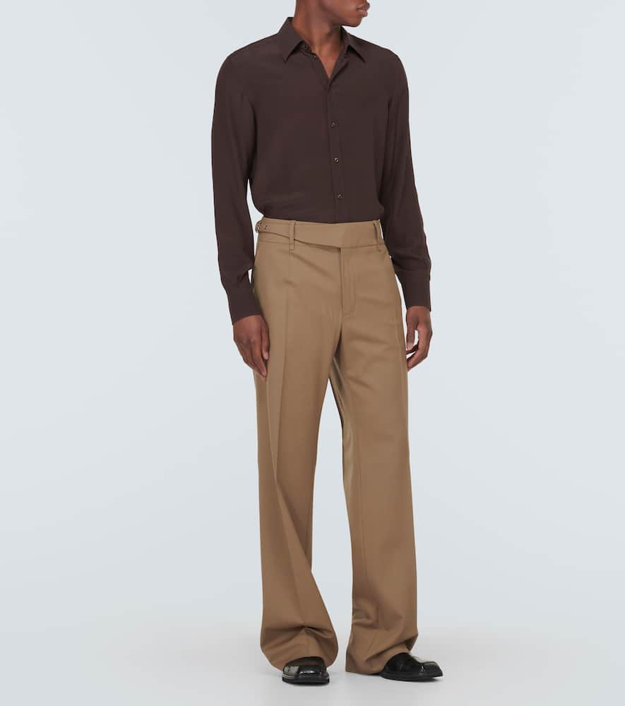 Dolce & Gabbana Wool-blend twill suit pants